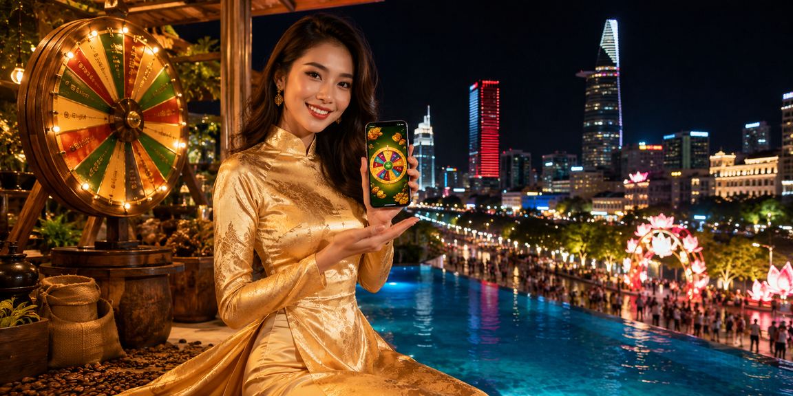 Bàn roulette sôi động tại smd với người chơi mặc áo dài ở Hồ Chí Minh